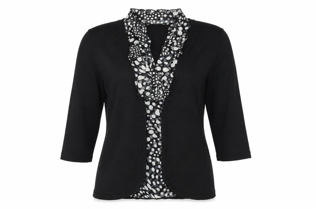 Womens UK Size 12 m&s Black Basic T-Shirt