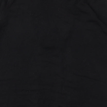 Womens UK Size 12 m&s Black Basic T-Shirt