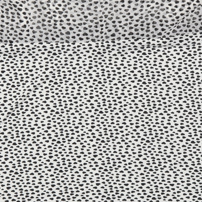 Preworn Womens White Polka Dot  Basic T-Shirt Size 14