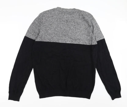 New Look Mens Black   Pullover Jumper Size L