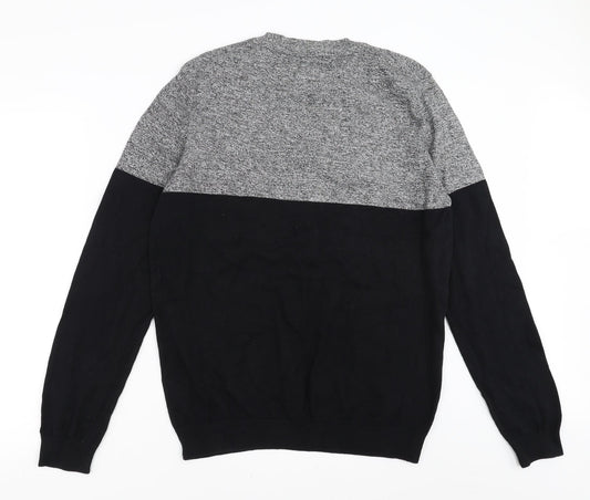 New Look Mens Black   Pullover Jumper Size L