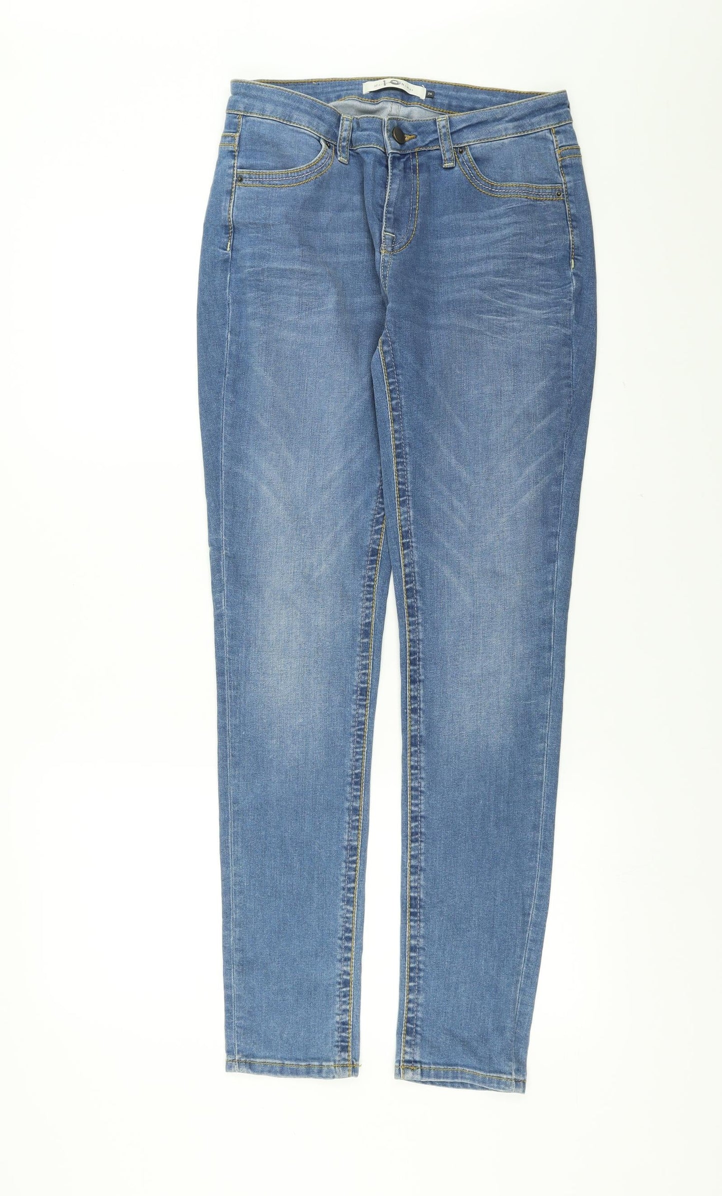 Maison De Nimes Womens Blue  Denim Skinny Jeans Size 28 in L31 in