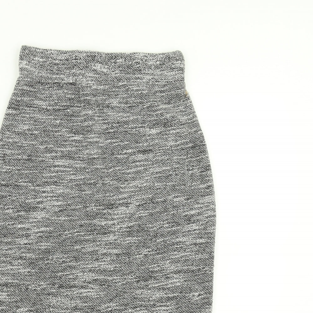 New Look Womens Grey   Straight & Pencil Skirt Size 8
