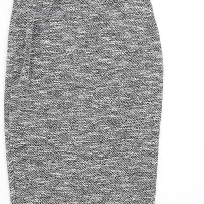 New Look Womens Grey   Straight & Pencil Skirt Size 8