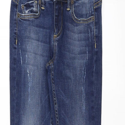 Topshop Womens Blue  Denim Skinny Jeans Size 26 in L30 in