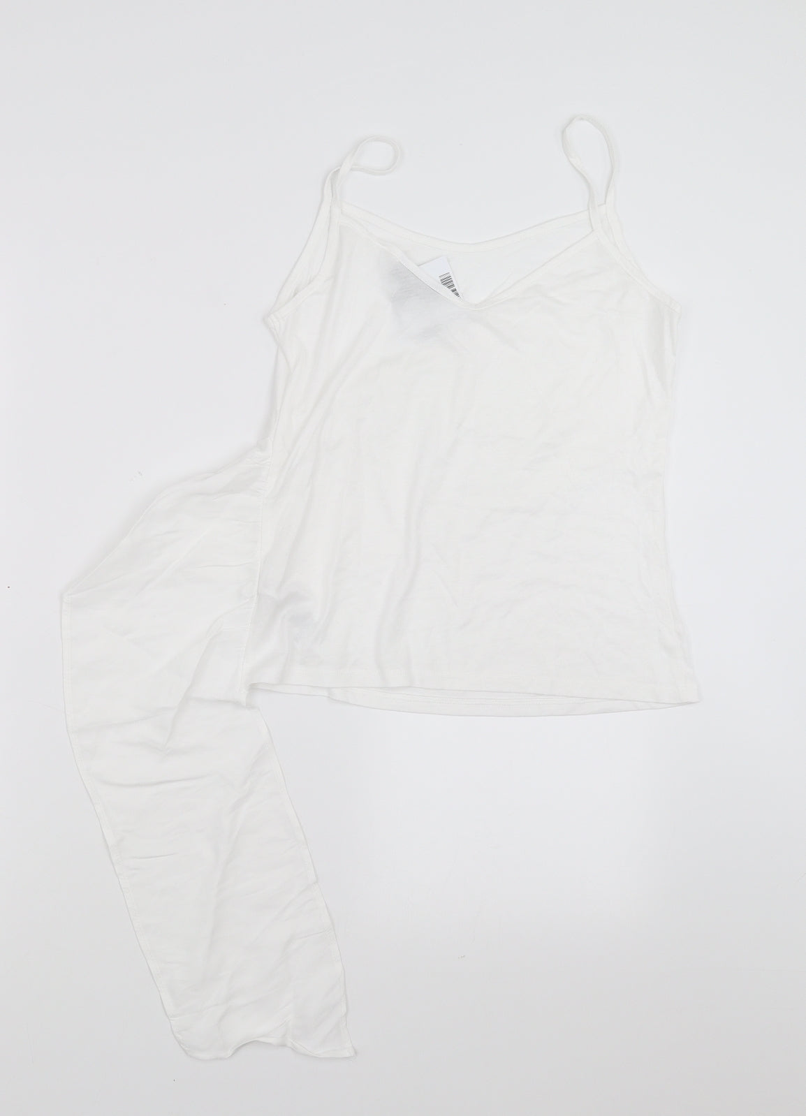 Womens UK Size 8 Topshop White Camisole T-Shirt