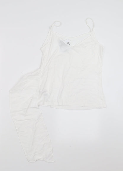 Womens UK Size 8 Topshop White Camisole T-Shirt