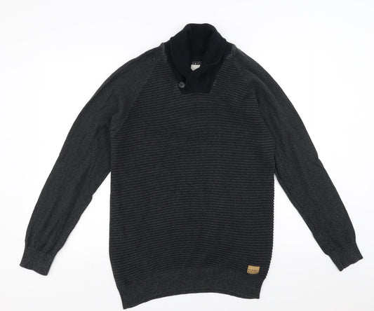 F&F Mens Grey   Pullover Jumper Size M