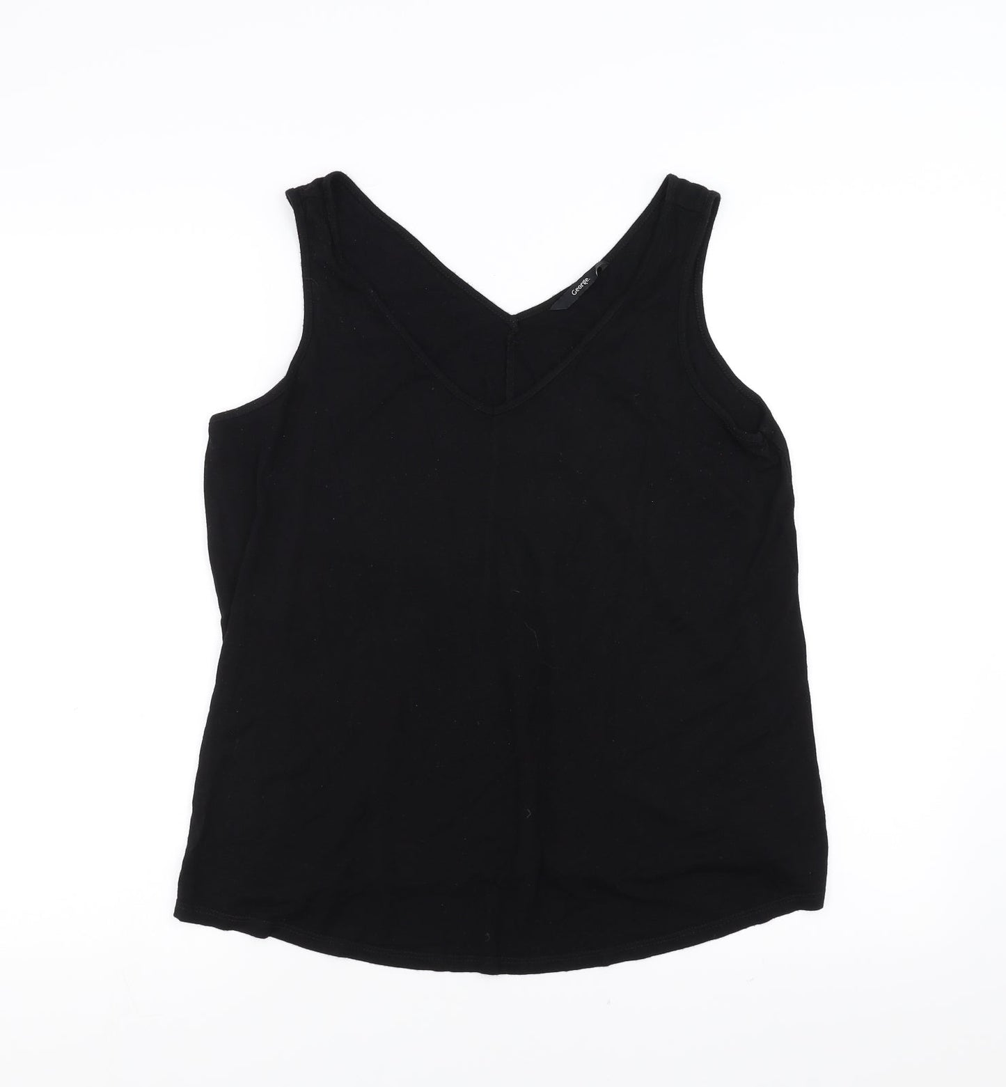 George Womens Black   Basic Blouse Size 12