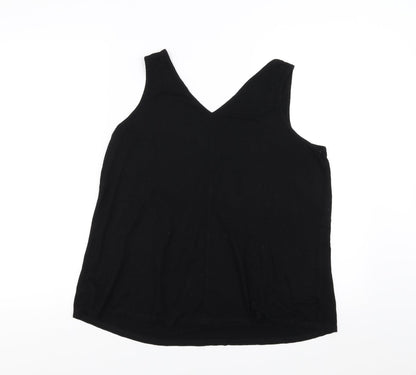 George Womens Black   Basic Blouse Size 12