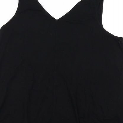 George Womens Black   Basic Blouse Size 12