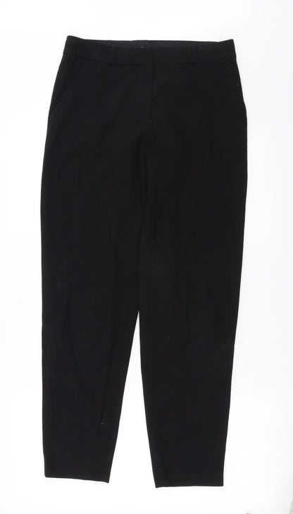Womens UK Size 10 Marks and Spencer Regular Fit  Black Trousers