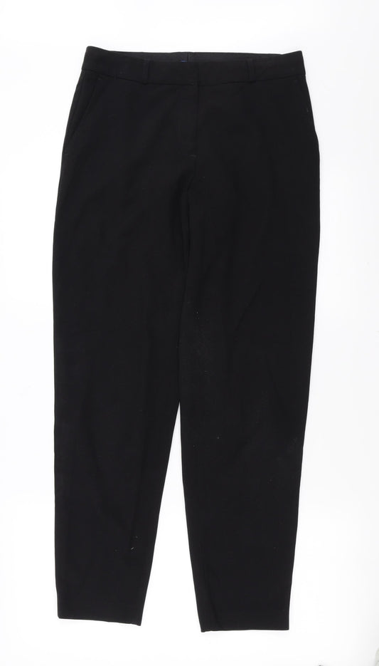 Womens UK Size 10 Marks and Spencer Regular Fit  Black Trousers