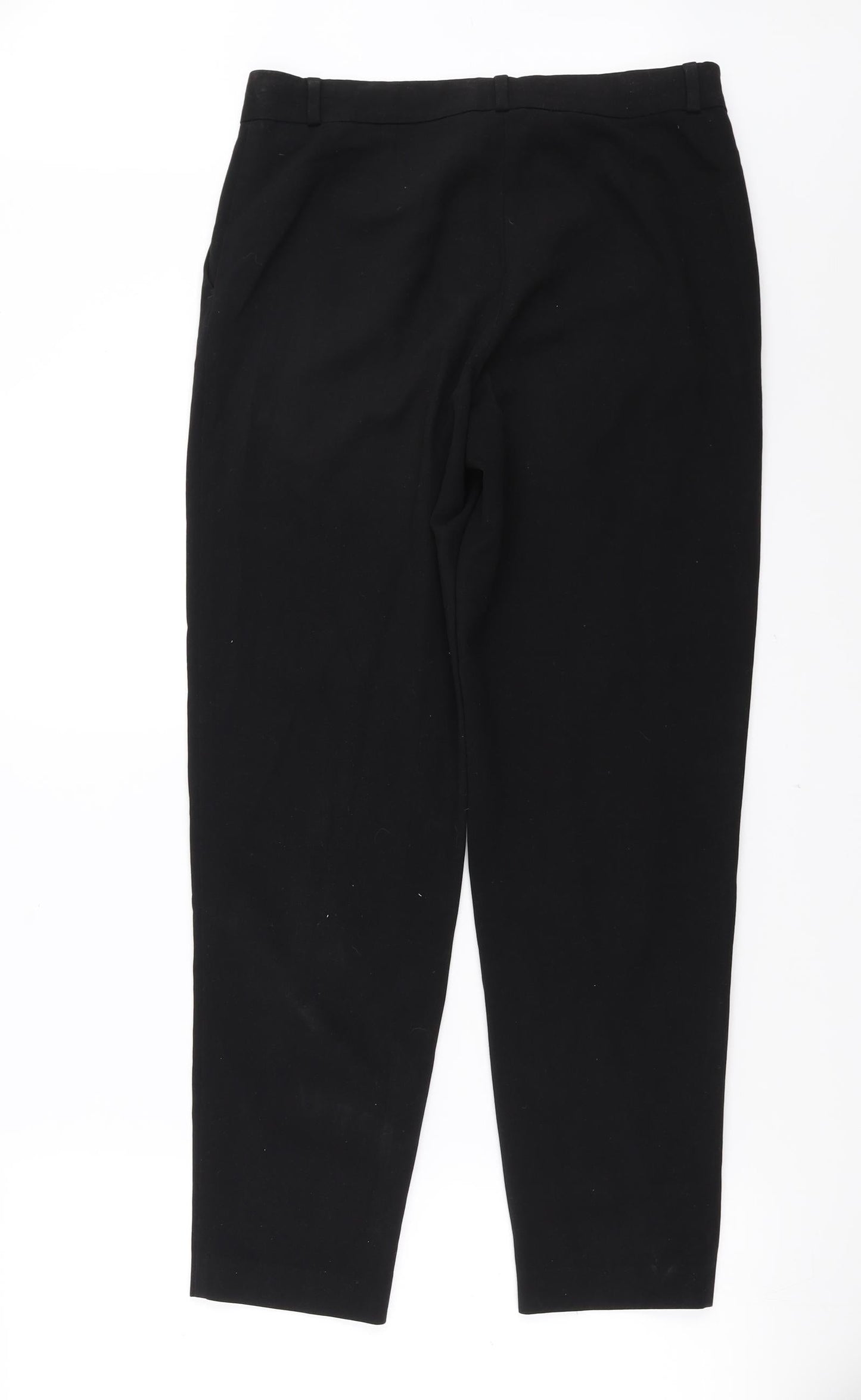 Womens UK Size 10 Marks and Spencer Regular Fit  Black Trousers