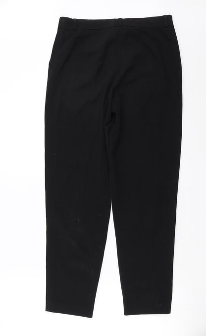 Womens UK Size 10 Marks and Spencer Regular Fit  Black Trousers