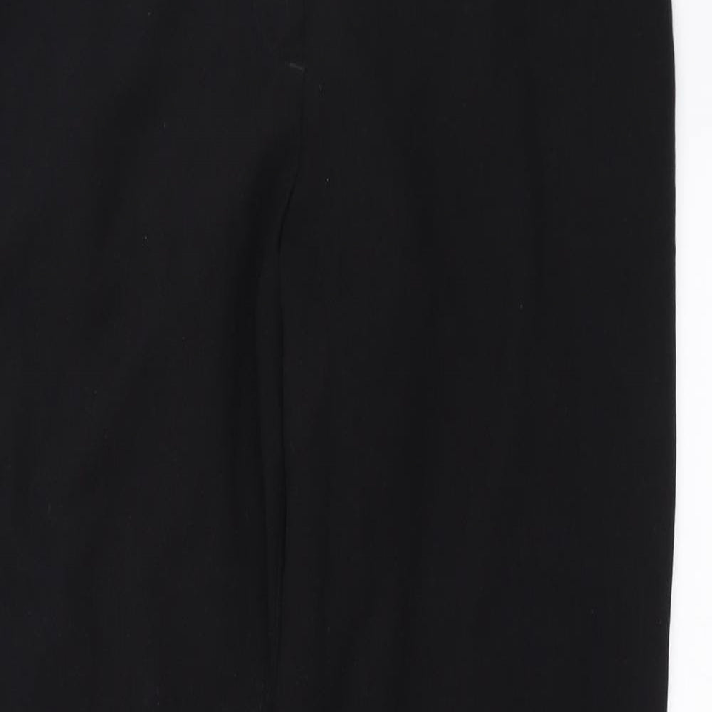 Womens UK Size 10 Marks and Spencer Regular Fit  Black Trousers