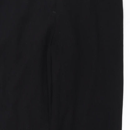 Womens UK Size 10 Marks and Spencer Regular Fit  Black Trousers
