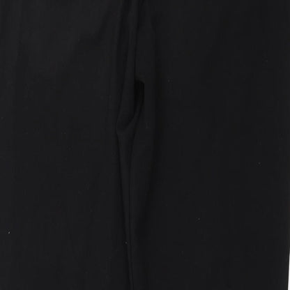 Womens UK Size 10 Marks and Spencer Regular Fit  Black Trousers