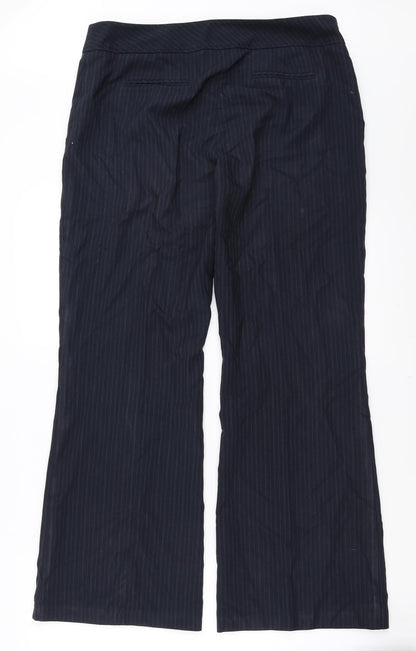 Womens UK Size 14 Dorothy Perkins Regular Fit  Blue Trousers