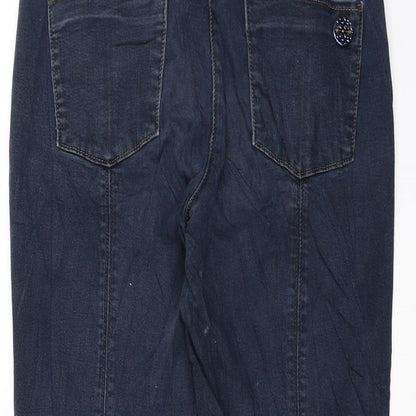 Womens UK Size 6 OKAY Extra-Slim Fit Skinny Blue Jeans