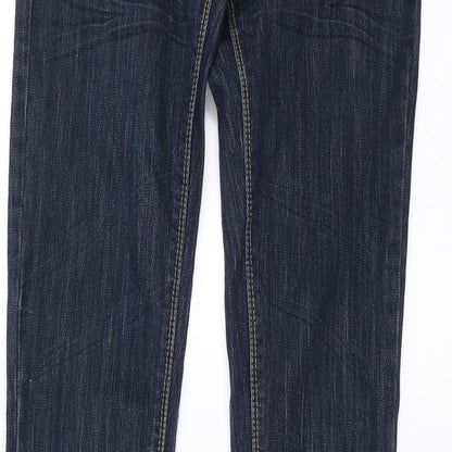 Womens UK Size 6 OKAY Extra-Slim Fit Skinny Blue Jeans