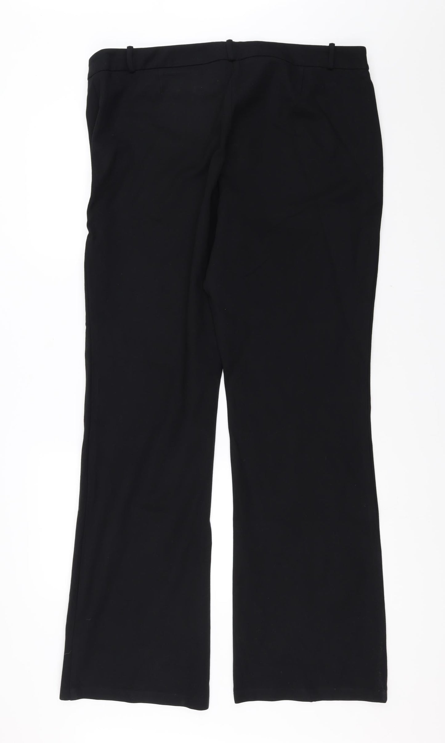 Womens UK Size 38 in Marks and Spencer Regular Fit  Black Trousers