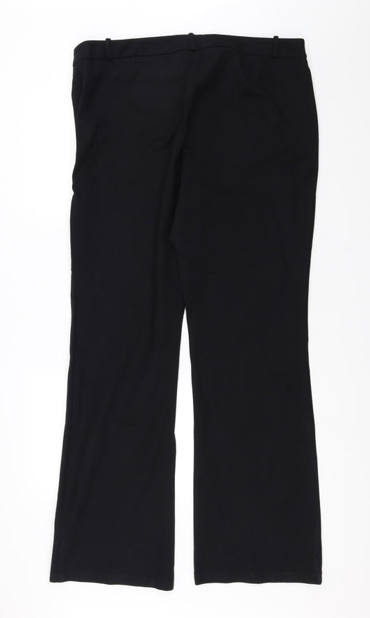 Womens UK Size 38 in Marks and Spencer Regular Fit  Black Trousers