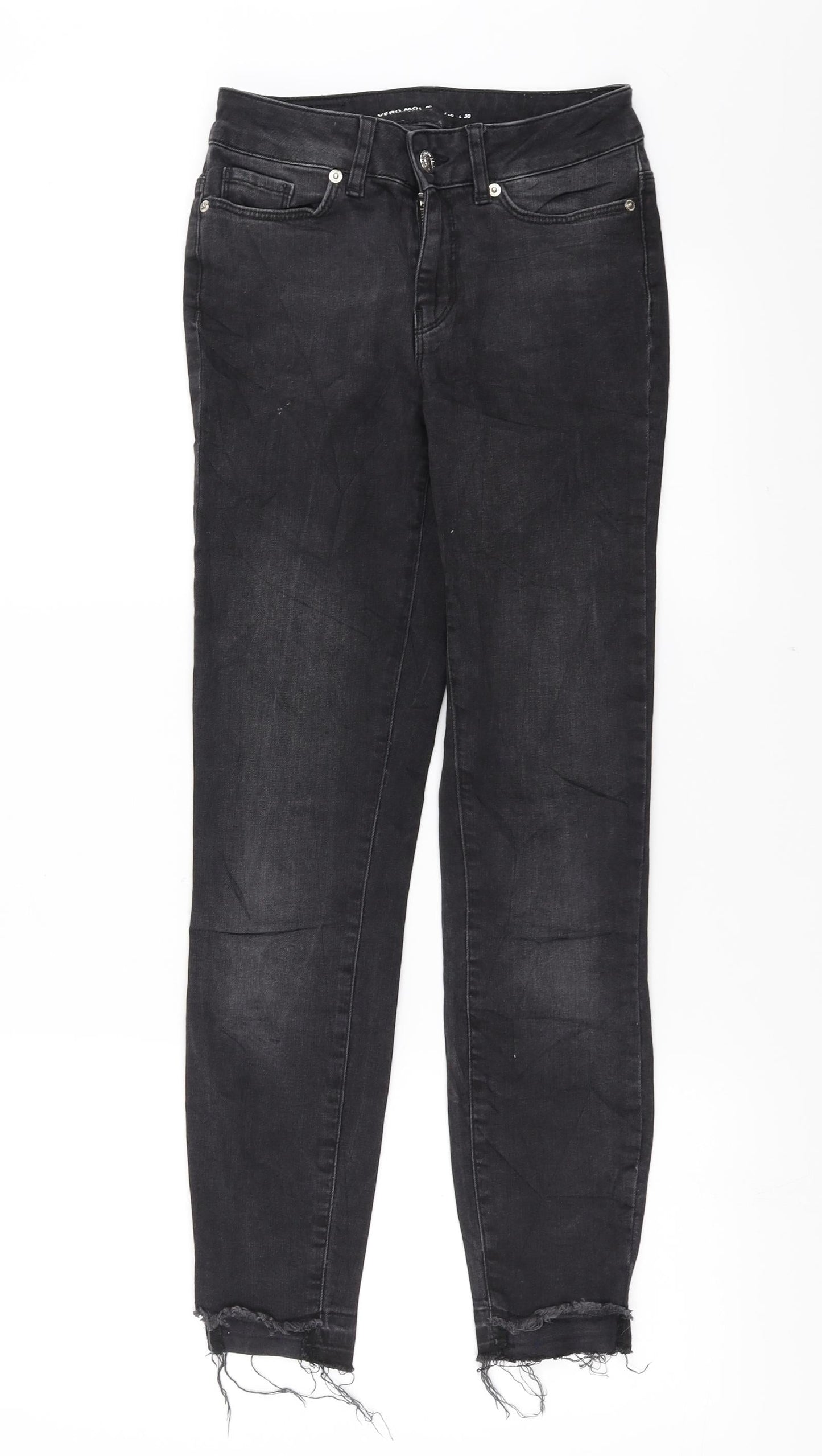 Womens UK Size 26 in VERO MODA Extra-Slim Fit Skinny Black Jeans
