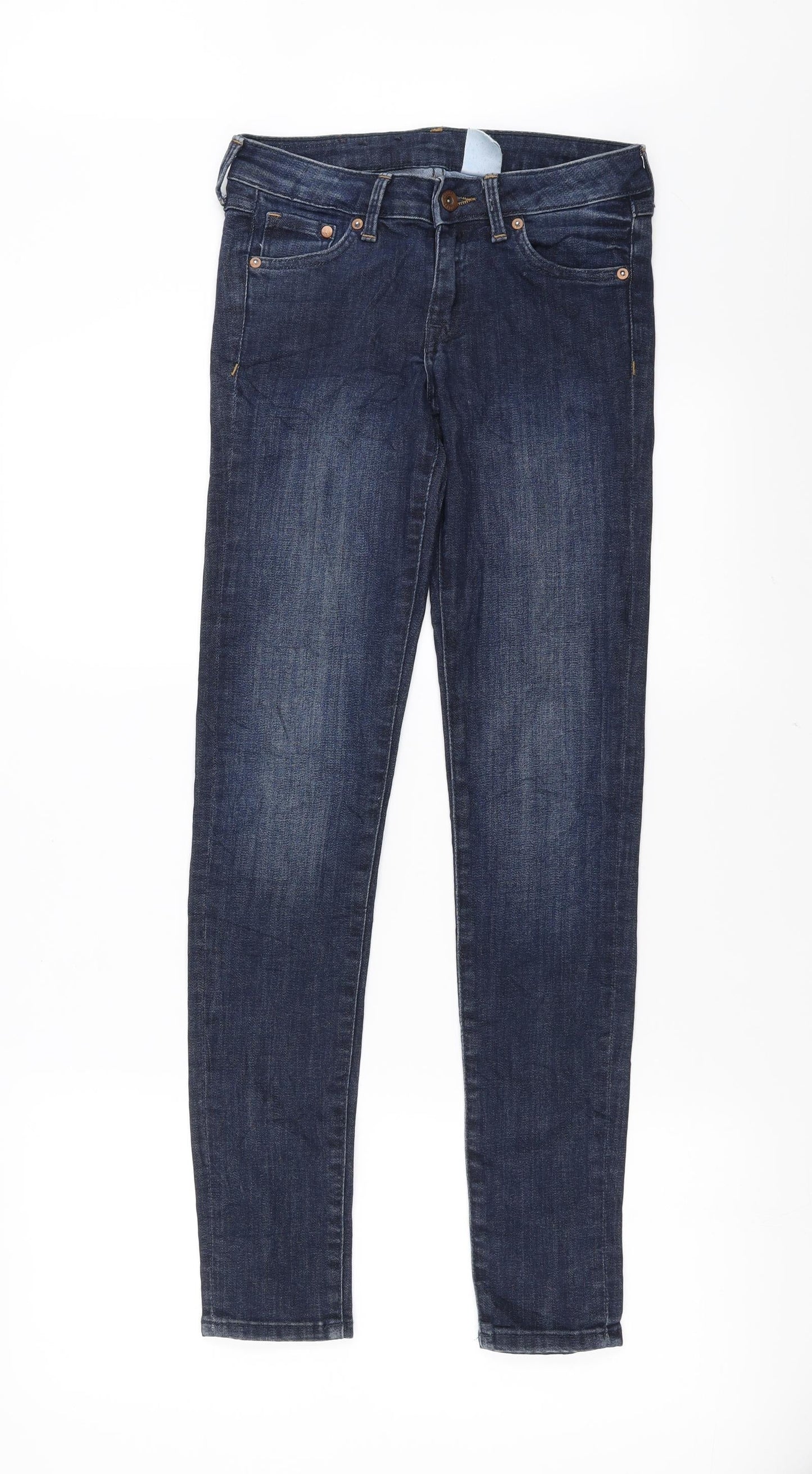 Womens UK Size 26 in H&M Extra-Slim Fit Skinny Blue Jeans