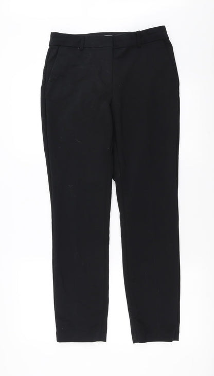 Womens UK Size 10 H&M Slim Fit  Black Trousers