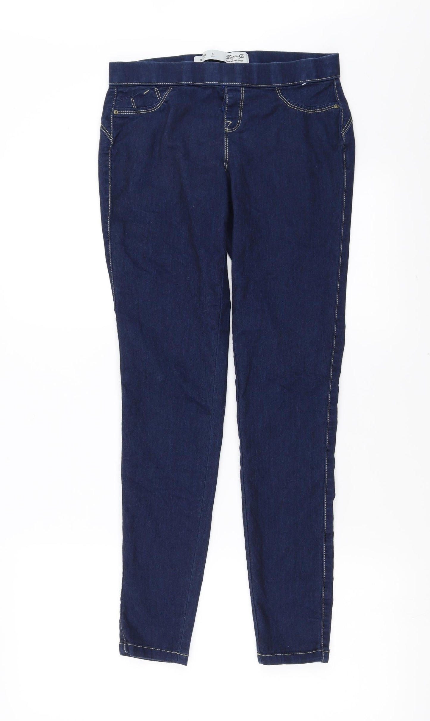 Primark Womens Blue  Denim Jegging Jeans Size 8 L29 in - jeggings