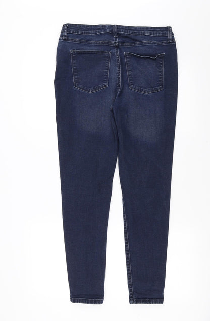 Very Womens Blue  Denim Skinny Jeans Size 30 in L28 in - short Leg