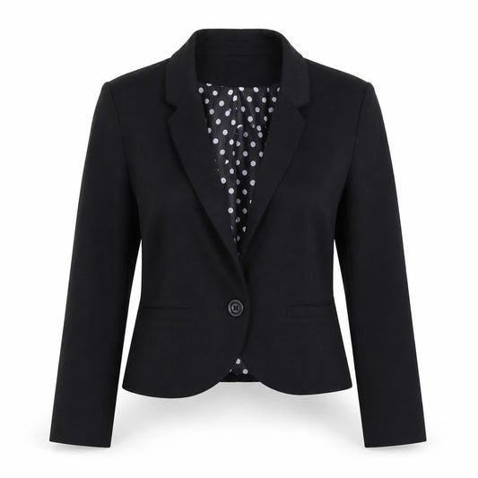 Womens UK Size 8 Divided Regular Black Blazer
