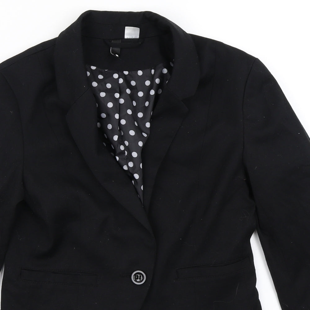 Divided Womens Black   Jacket Blazer Size 8