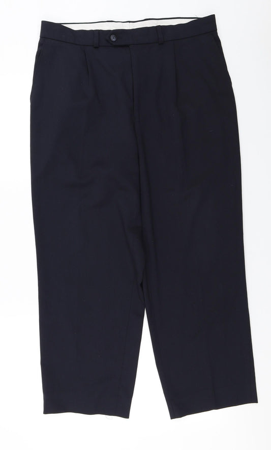 Debenhams Mens Blue   Trousers  Size 34 in
