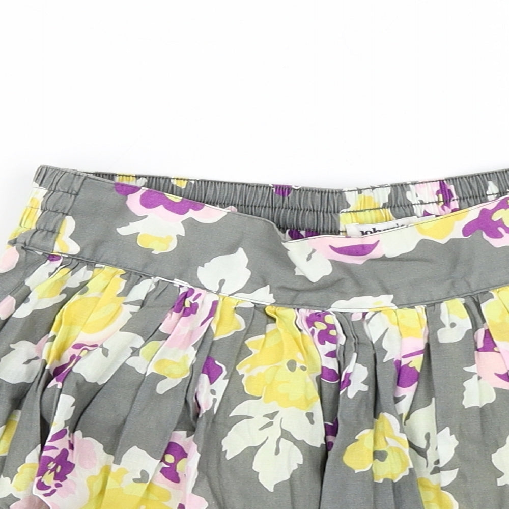 Johnnie B Womens Green Floral  Mini Skirt Size XS