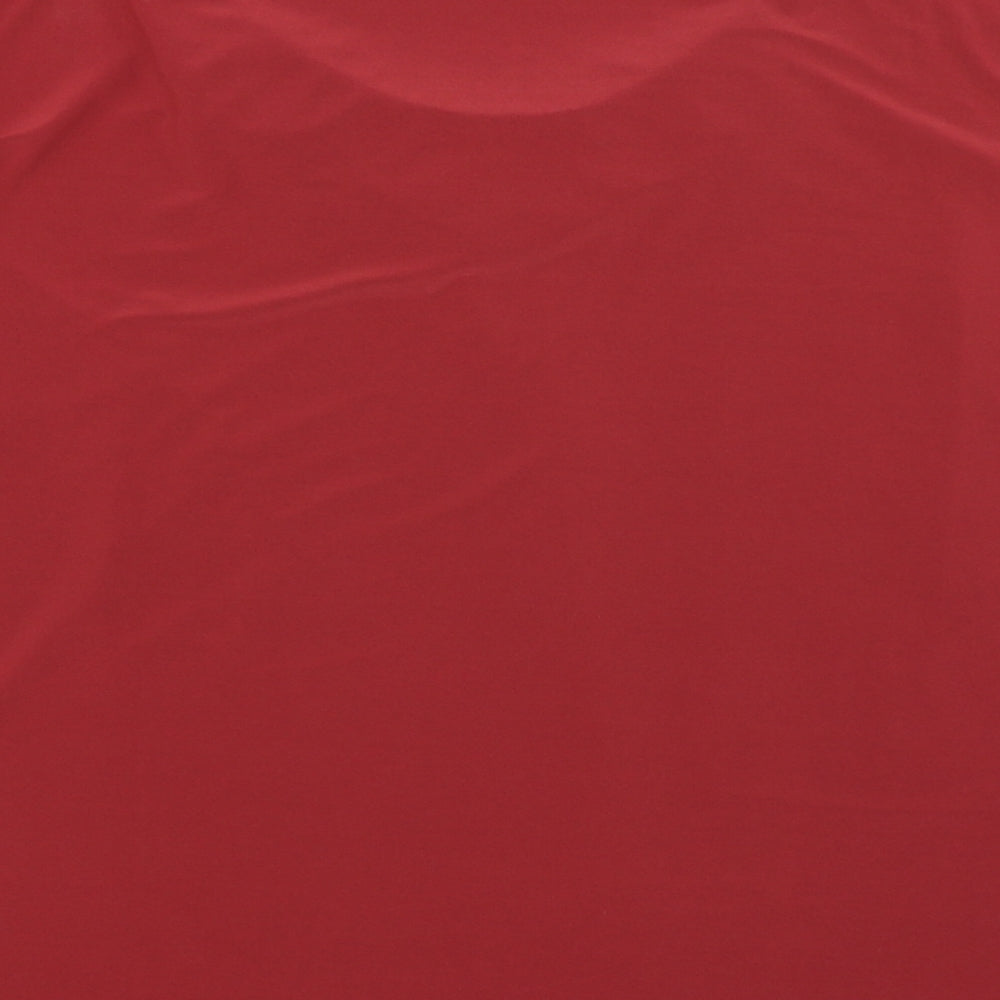 Julipa Womens Red   Basic T-Shirt Size 26
