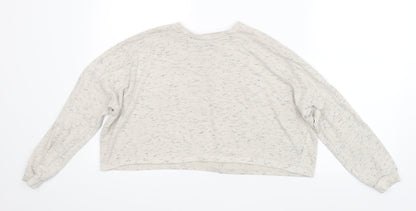 Nasty Gal Womens Beige   Cropped T-Shirt Size 6