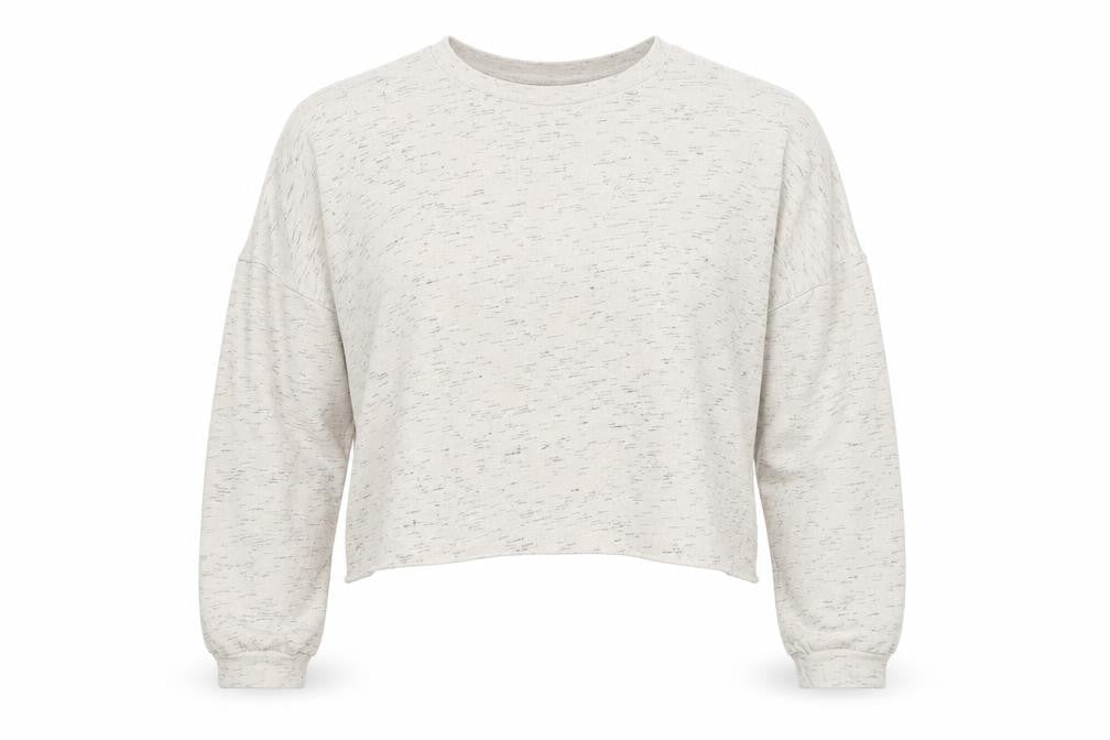 Womens UK Size 6 Nasty Gal Beige Cropped T-Shirt