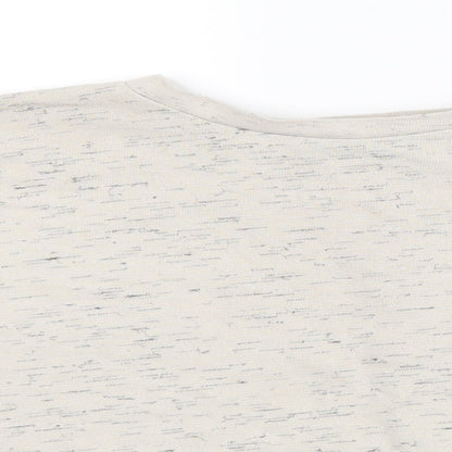 Nasty Gal Womens Beige   Cropped T-Shirt Size 6