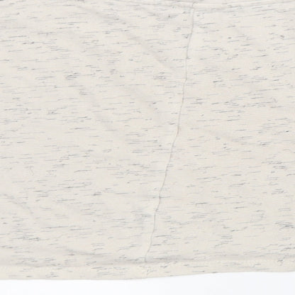 Nasty Gal Womens Beige   Cropped T-Shirt Size 6