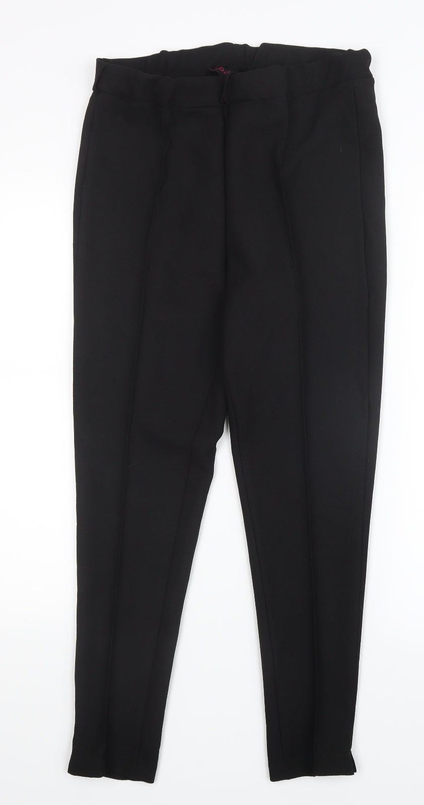 Divine Womens Black   Trousers  Size 14 L26.5 in
