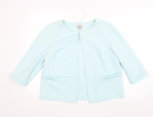 Womens UK Size 14 Marks and Spencer Green Jacket