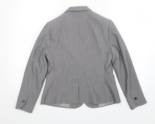 Papaya Womens Grey   Jacket Suit Jacket Size 10