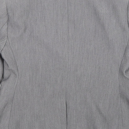 Papaya Womens Grey   Jacket Suit Jacket Size 10