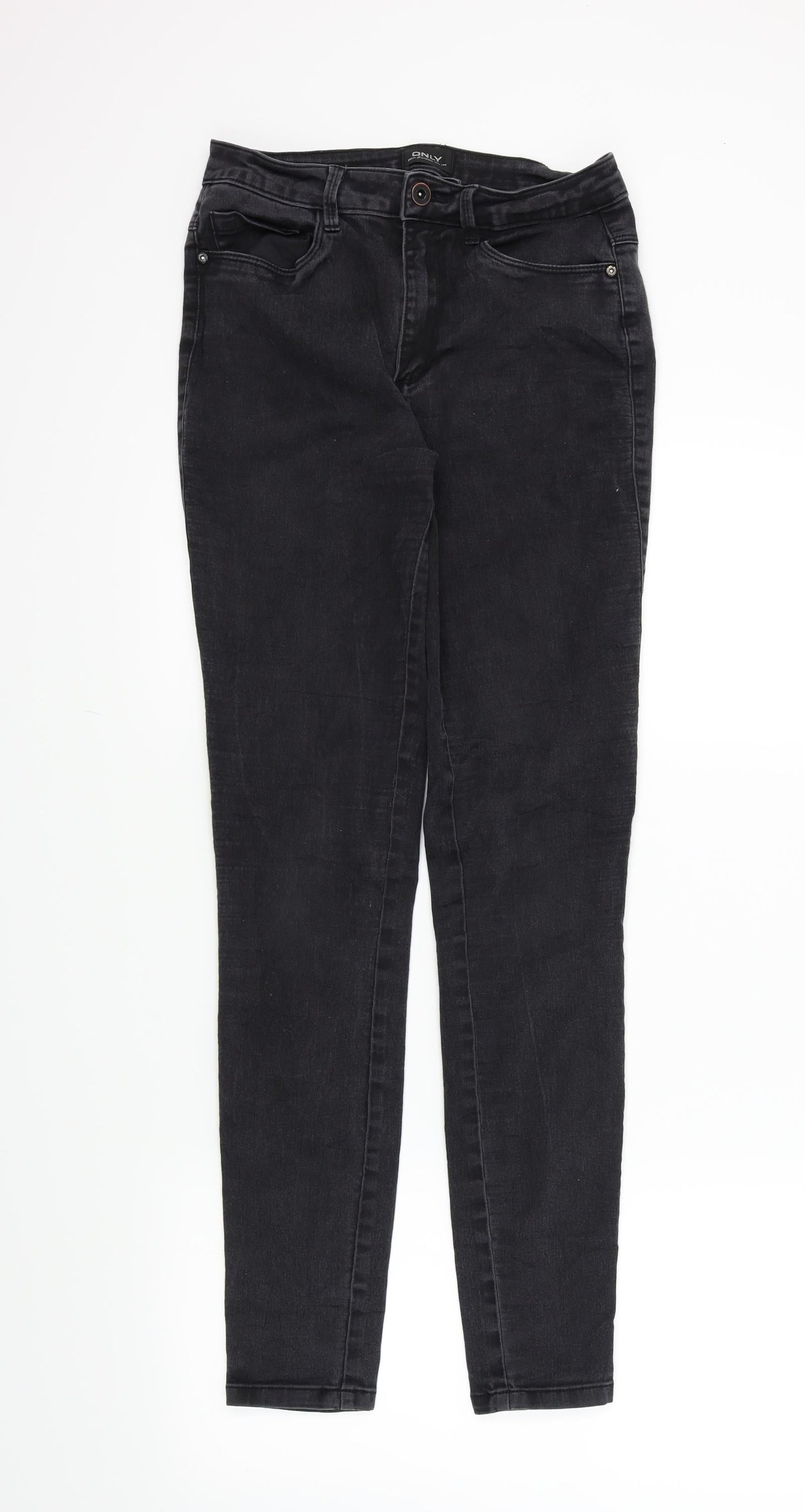 Only Womens Black   Skinny Jeans Size M L30 in