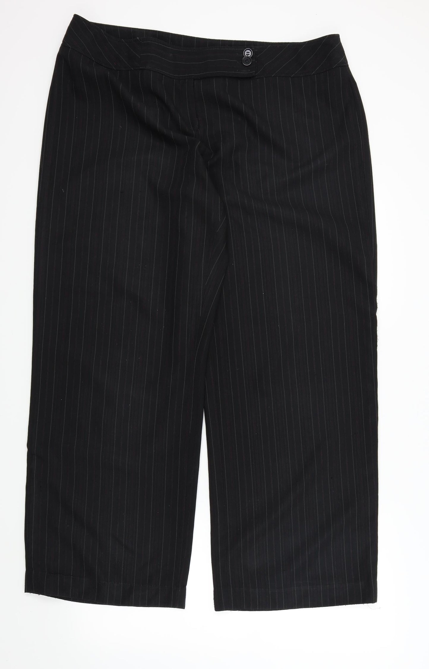 Womens UK Size 20 Atmosphere Regular Fit  Black Trousers