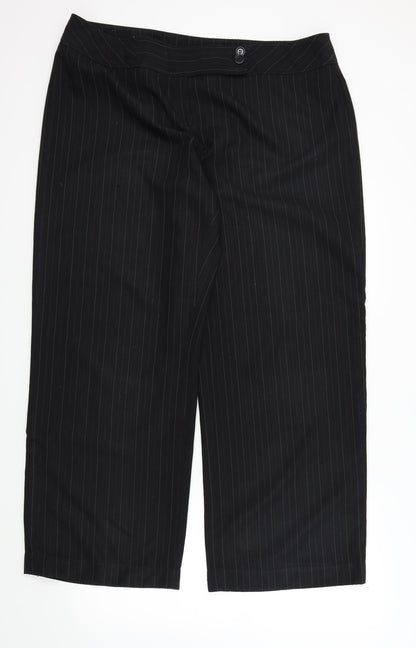 Womens UK Size 20 Atmosphere Regular Fit  Black Trousers