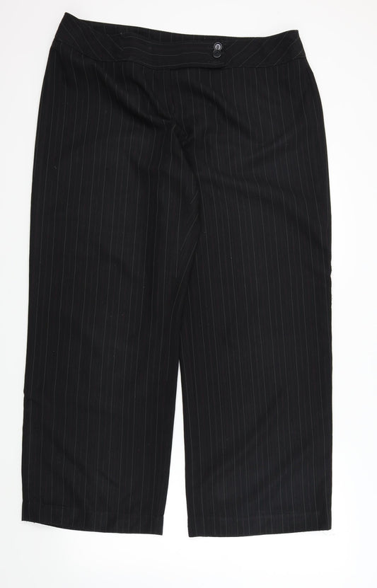 Womens UK Size 20 Atmosphere Regular Fit  Black Trousers