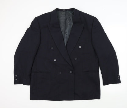 Mens UK Size 44 hugo james Regular Blue Suit Jacket